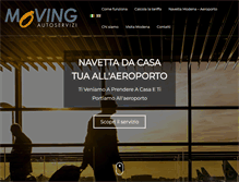 Tablet Screenshot of movingautoservizi.com